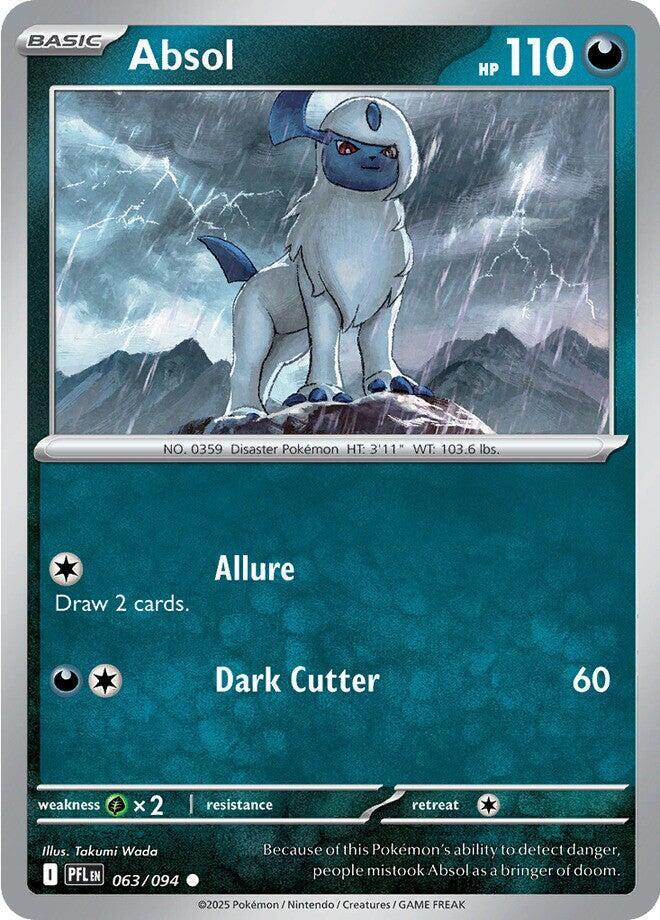 Absol 063/094 (ME02: Phantasmal Flames)  - Reverse Holofoil | Good Games Morley