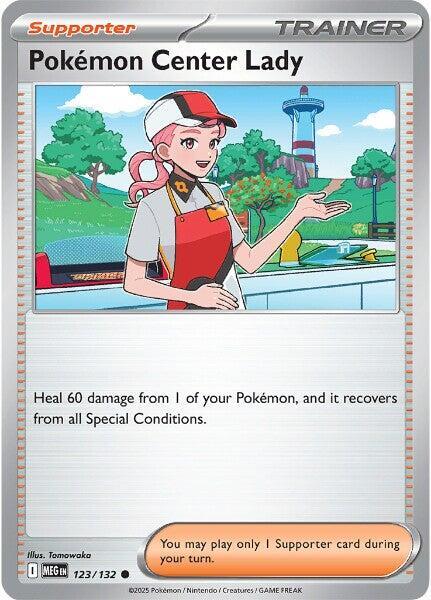 Pokemon Center Lady 123/132 (ME01: Mega Evolution)  | Good Games Morley