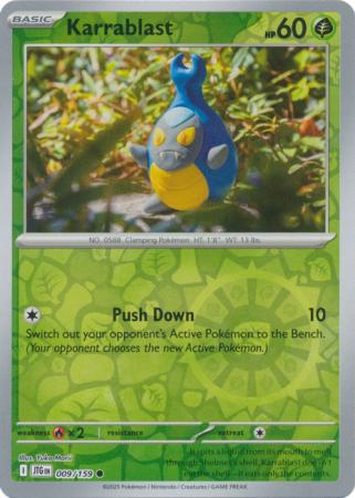Karrablast 009/159 (SV09: Journey Together)  - Reverse Holofoil | Good Games Morley