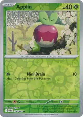 Applin 016/182 (SV10: Destined Rivals)  - Reverse Holofoil | Good Games Morley
