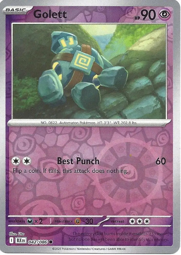 Golett 042/086 (SV: Black Bolt)  - Reverse Holofoil | Good Games Morley