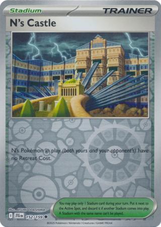 N's Castle 152/159 (SV09: Journey Together)  - Reverse Holofoil | Good Games Morley
