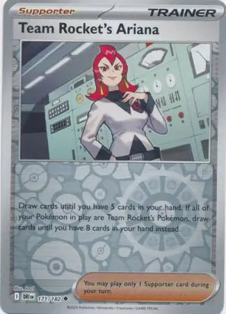 Team Rocket's Ariana 171/182 (SV10: Destined Rivals)  - Reverse Holofoil | Good Games Morley