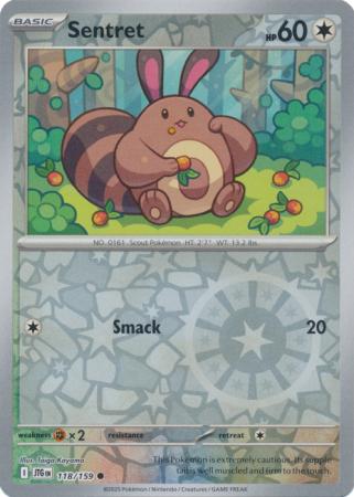 Sentret 118/159 (SV09: Journey Together)  - Reverse Holofoil | Good Games Morley