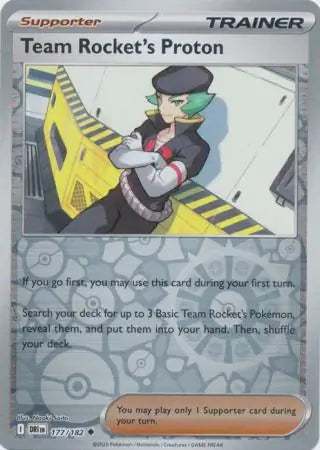 Team Rocket's Proton 177/182 (SV10: Destined Rivals)  - Reverse Holofoil | Good Games Morley