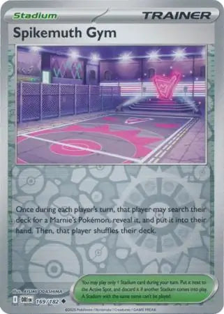 Spikemuth Gym 169/182 (SV10: Destined Rivals)  - Reverse Holofoil | Good Games Morley