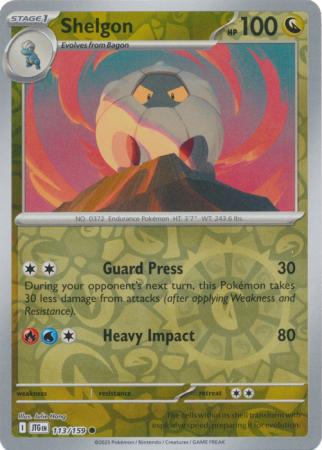 Shelgon 113/159 (SV09: Journey Together)  - Reverse Holofoil | Good Games Morley