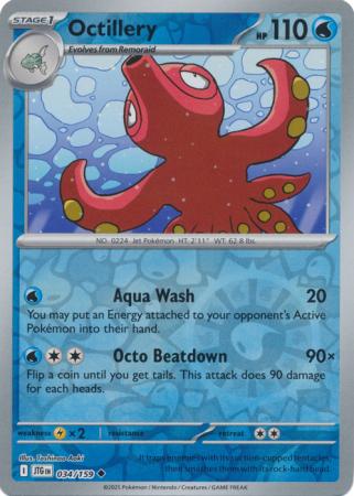 Octillery 034/159 (SV09: Journey Together)  - Reverse Holofoil | Good Games Morley