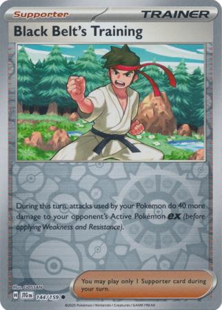 Black Belt's Training 144/159 (SV09: Journey Together)  - Reverse Holofoil | Good Games Morley