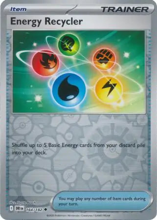 Energy Recycler 164/182 (SV10: Destined Rivals)  - Reverse Holofoil | Good Games Morley