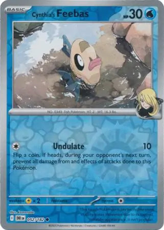 Cynthia's Feebas 052/182 (SV10: Destined Rivals)  - Reverse Holofoil | Good Games Morley