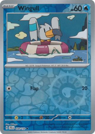 Wingull 038/159 (SV09: Journey Together)  - Reverse Holofoil | Good Games Morley