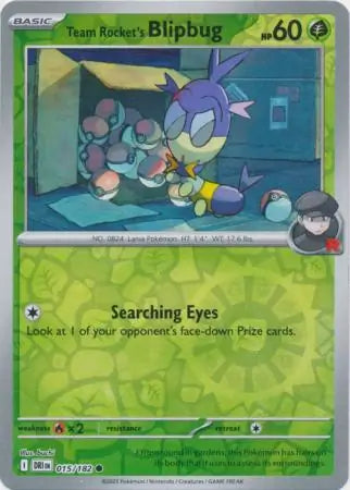 Team Rocket's Blipbug 015/182 (SV10: Destined Rivals)  - Reverse Holofoil | Good Games Morley