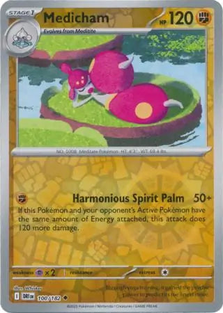 Medicham 100/182 (SV10: Destined Rivals)  - Reverse Holofoil | Good Games Morley