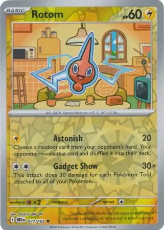 Rotom 077/182 (SV10: Destined Rivals)  - Reverse Holofoil | Good Games Morley