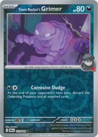 Team Rocket's Grimer 123/182 (SV10: Destined Rivals)  - Reverse Holofoil | Good Games Morley