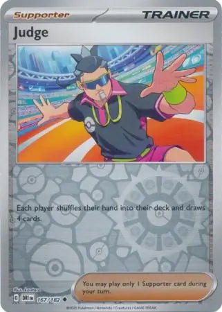 Judge 167/182 (SV10: Destined Rivals)  - Reverse Holofoil | Good Games Morley