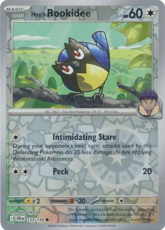 Hop's Rookidee 133/159 (SV09: Journey Together)  - Reverse Holofoil | Good Games Morley