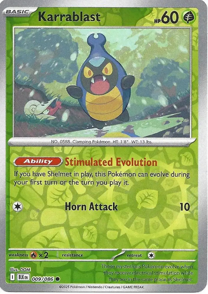 Karrablast 009/086 (SV: Black Bolt)  - Reverse Holofoil | Good Games Morley