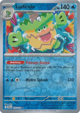Ludicolo 037/159 (SV09: Journey Together)  - Reverse Holofoil | Good Games Morley