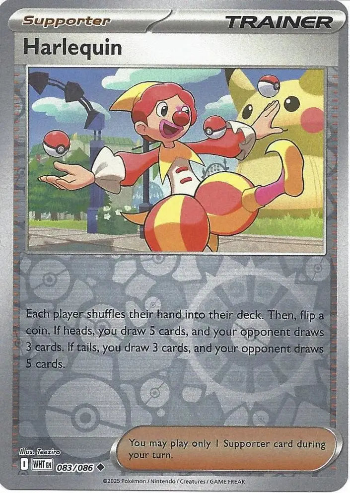 Harlequin 083/086 (SV: White Flare)  - Reverse Holofoil | Good Games Morley