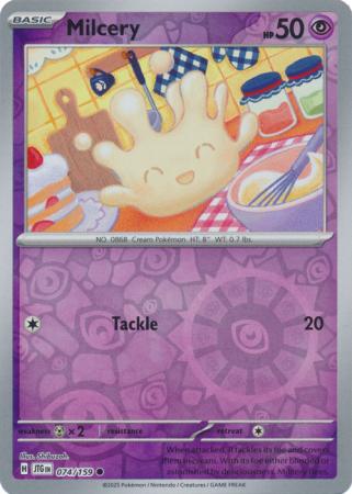 Milcery 074/159 (SV09: Journey Together)  - Reverse Holofoil | Good Games Morley