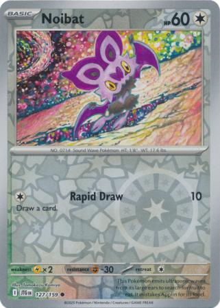 Noibat 127/159 (SV09: Journey Together)  - Reverse Holofoil | Good Games Morley