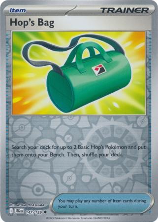 Hop's Bag 147/159 (SV09: Journey Together)  - Reverse Holofoil | Good Games Morley