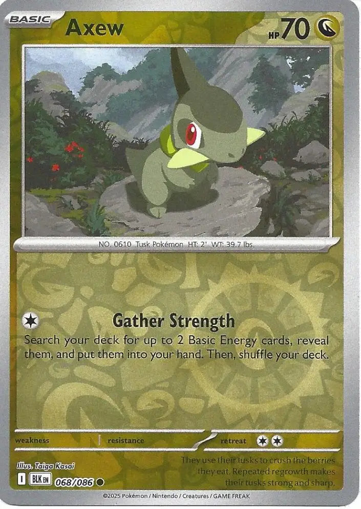 Axew 068/086 (SV: Black Bolt)  - Reverse Holofoil | Good Games Morley
