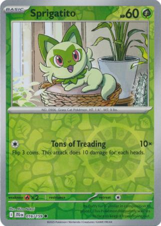 Sprigatito 016/159 (SV09: Journey Together)  - Reverse Holofoil | Good Games Morley