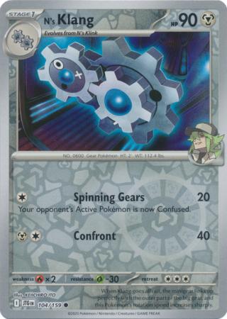 N's Klang 104/159 (SV09: Journey Together)  - Reverse Holofoil | Good Games Morley