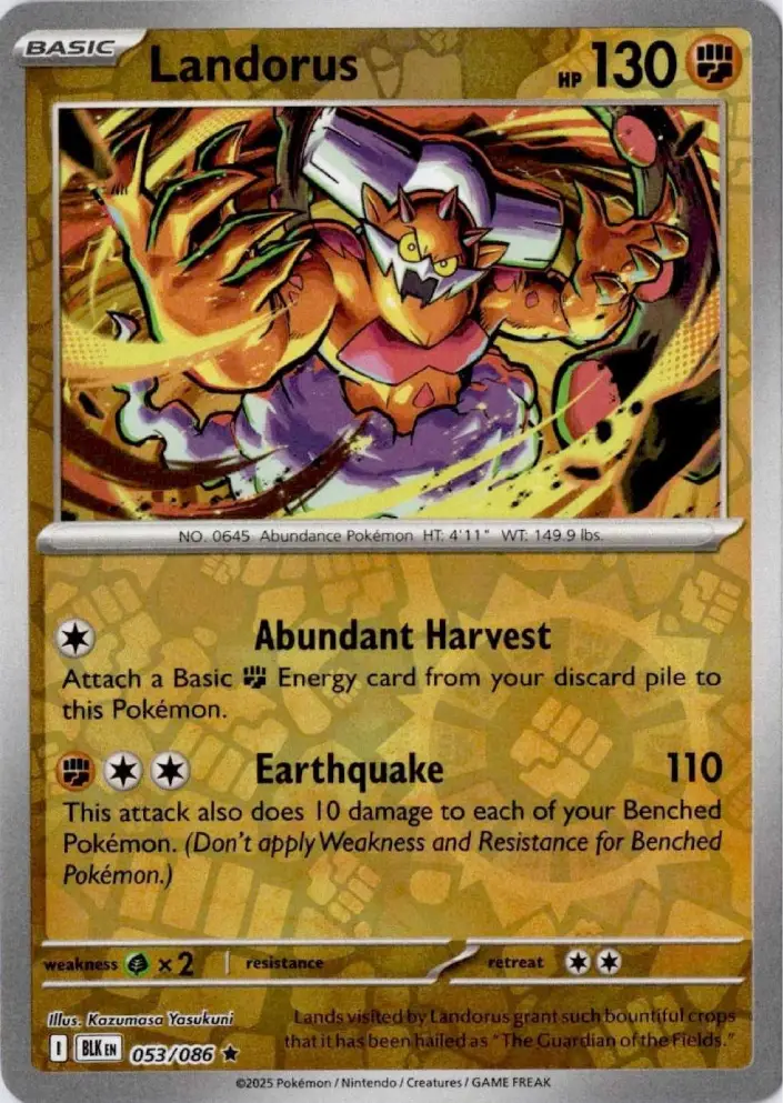 Landorus 053/086 (SV: Black Bolt)  - Reverse Holofoil | Good Games Morley