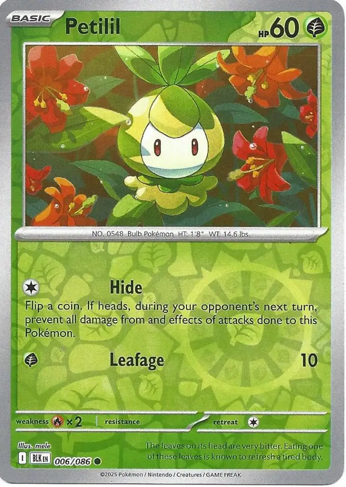 Petilil 006/086 (SV: Black Bolt)  - Reverse Holofoil | Good Games Morley