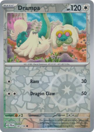Drampa 130/159 (SV09: Journey Together)  - Reverse Holofoil | Good Games Morley