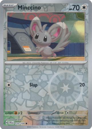 Minccino 125/159 (SV09: Journey Together)  - Reverse Holofoil | Good Games Morley