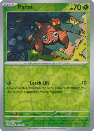 Paras 004/159 (SV09: Journey Together)  - Reverse Holofoil | Good Games Morley
