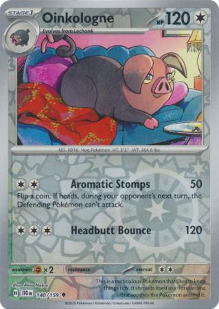 Oinkologne 140/159 (SV09: Journey Together)  - Reverse Holofoil | Good Games Morley
