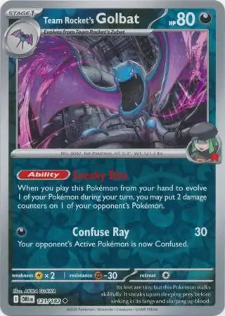 Team Rocket's Golbat 121/182 (SV10: Destined Rivals)  - Reverse Holofoil | Good Games Morley