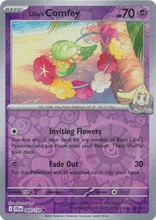 Lillie's Comfey 068/159 (SV09: Journey Together)  - Reverse Holofoil | Good Games Morley