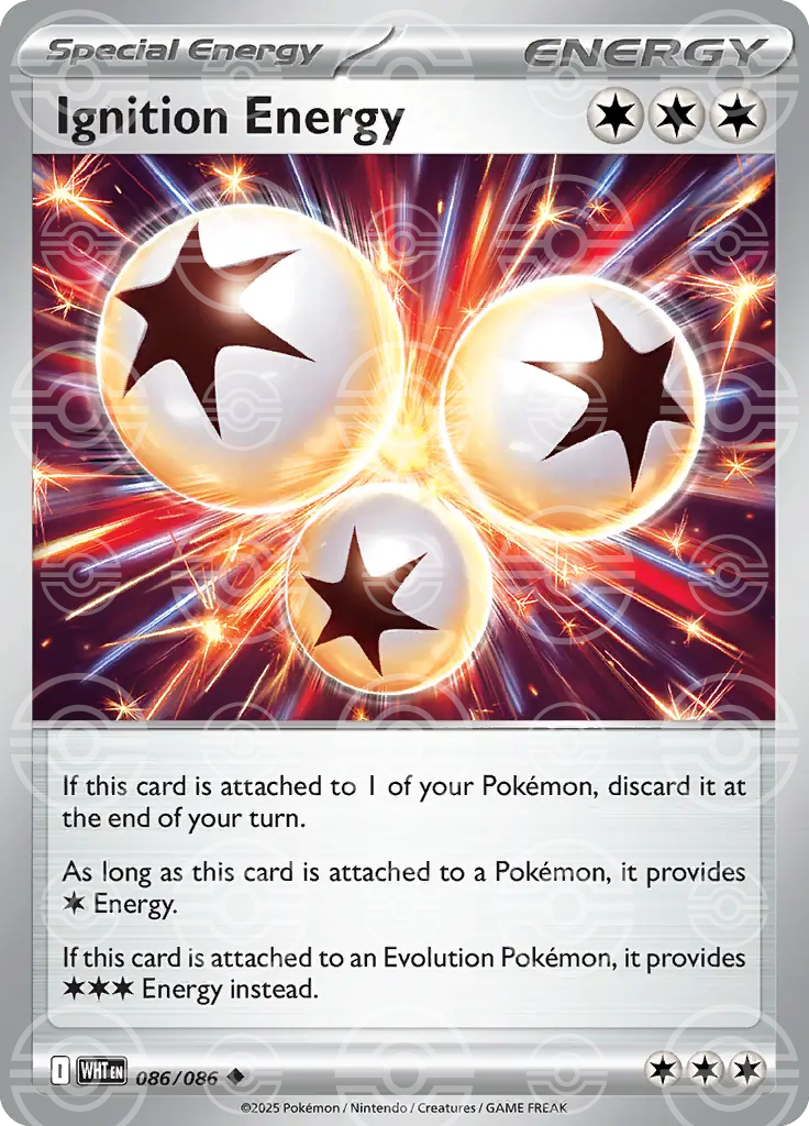 Ignition Energy 086/086 (SV: White Flare)  - Poke Ball Holofoil | Good Games Morley
