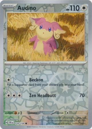 Audino 124/159 (SV09: Journey Together)  - Reverse Holofoil | Good Games Morley