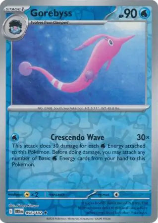 Gorebyss 056/182 (SV10: Destined Rivals)  - Reverse Holofoil | Good Games Morley