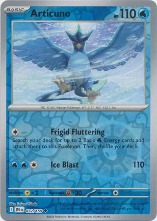 Articuno 032/159 (SV09: Journey Together)  - Reverse Holofoil | Good Games Morley