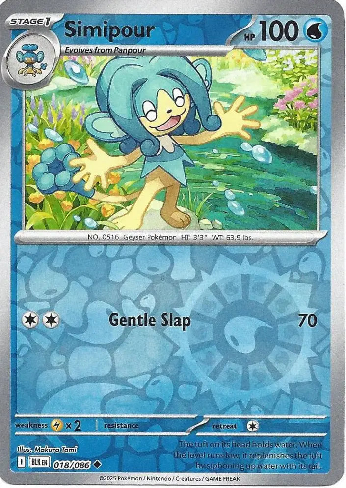 Simipour 018/086 (SV: Black Bolt)  - Reverse Holofoil | Good Games Morley