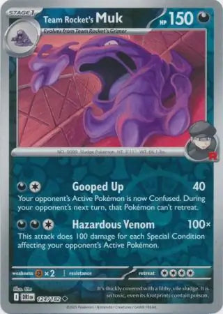 Team Rocket's Muk 124/182 (SV10: Destined Rivals)  - Reverse Holofoil | Good Games Morley