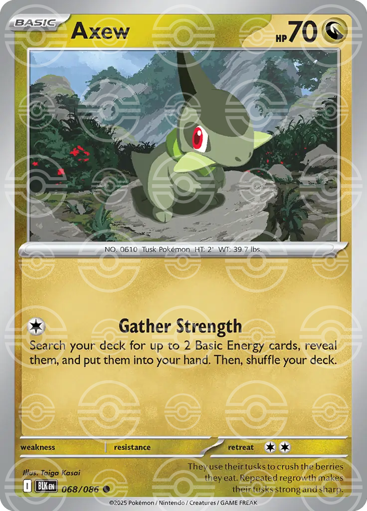 Axew 068/086 (SV: Black Bolt)  - Poke Ball Holofoil | Good Games Morley