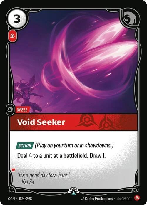 Void Seeker 024/298 (Riftbound Organized Play Promotional Cards)  - Foil | Good Games Morley