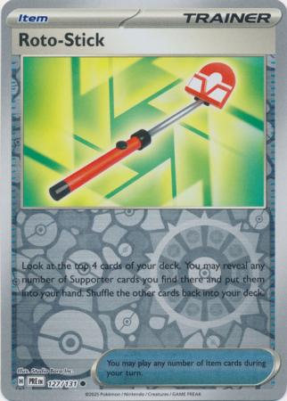 Roto Stick 127/131 (SV: Prismatic Evolutions)  - Reverse Holofoil | Good Games Morley