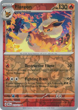 Flareon 013/131 (SV: Prismatic Evolutions)  - Reverse Holofoil | Good Games Morley