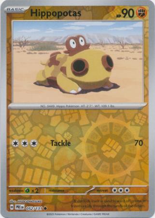 Hippopotas 052/131 (SV: Prismatic Evolutions)  - Reverse Holofoil | Good Games Morley